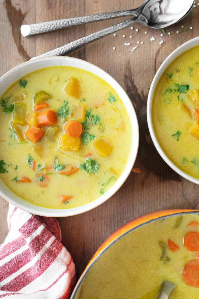 Turmeric Butternut Blender Soup • Joyous Health