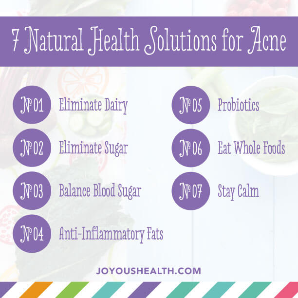 7 Natural Health Solutions for Acne • Joyous Health