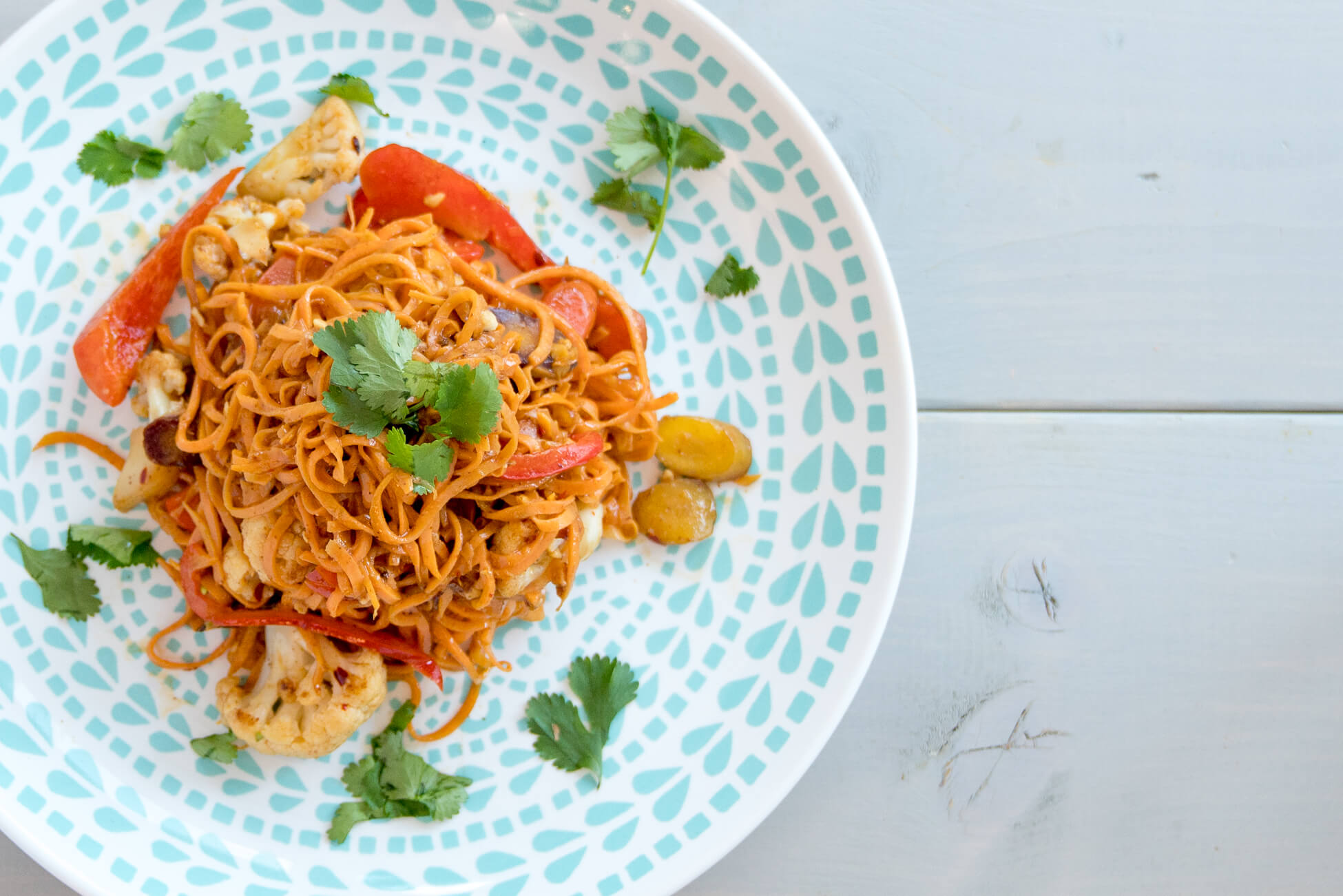 Sweet Potato Veggie Pad Thai • Joyous Health